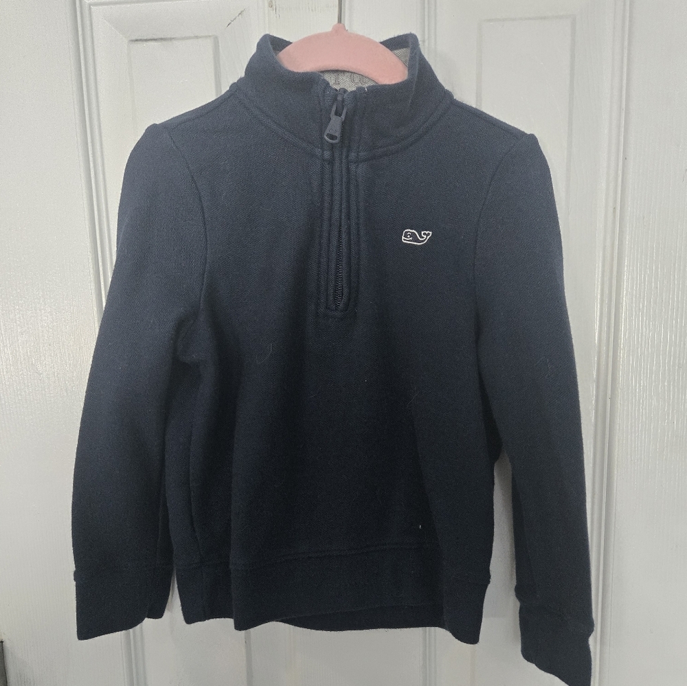 Vineyard Vines Toddler Navy Half Zip Pullover  3T